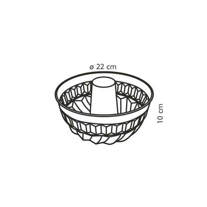 Tescoma 623142 DELICIA bundtform pan 22cm