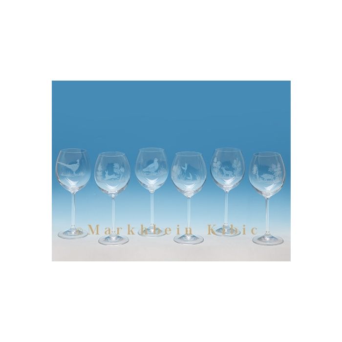 Markhbein 1543.VASS SET DE 6 VIN 25CL DECOR
