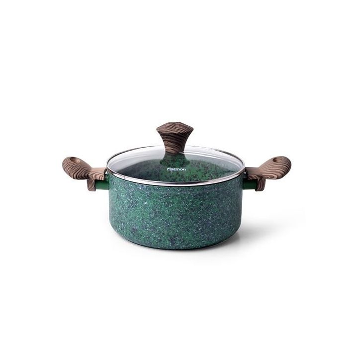 Fissman 4318 MALACHITE casserole with lid 20x9.8cm 2.7l