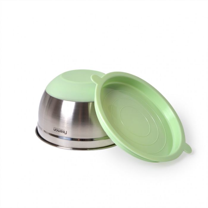 Fissman 5114 Bowl stainless-steel with silicone lid 16x10cm