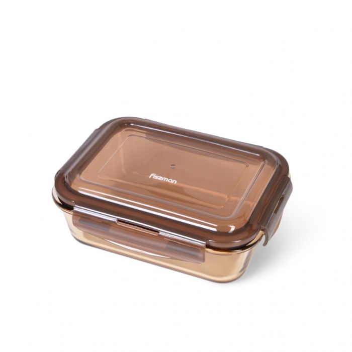 Fissman 6525 glass container with plastic cover 1040ml