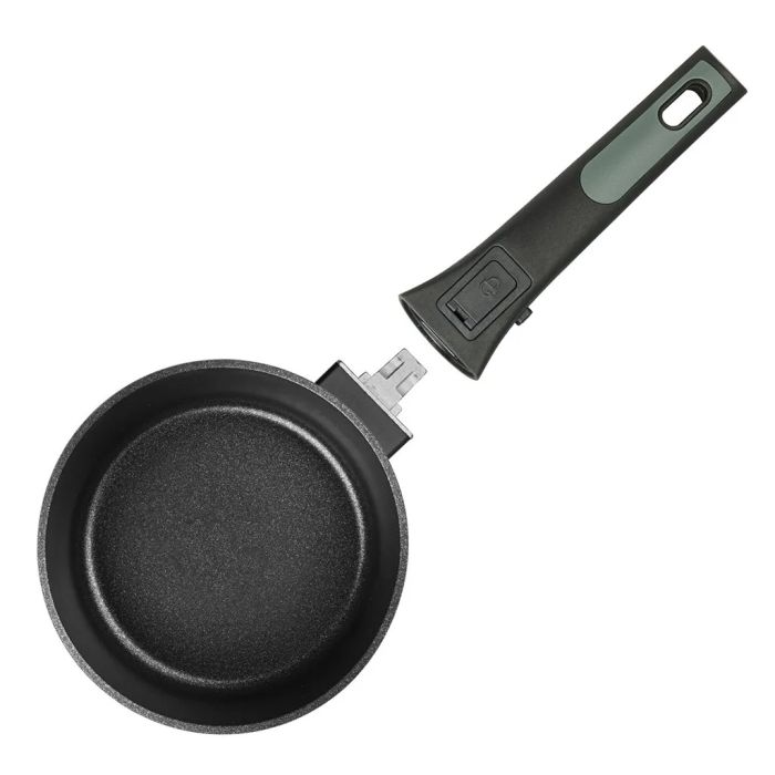 Fissman 14380 BRILLIANT saucepan with detachable handle & glass lid 16cm 1.3l