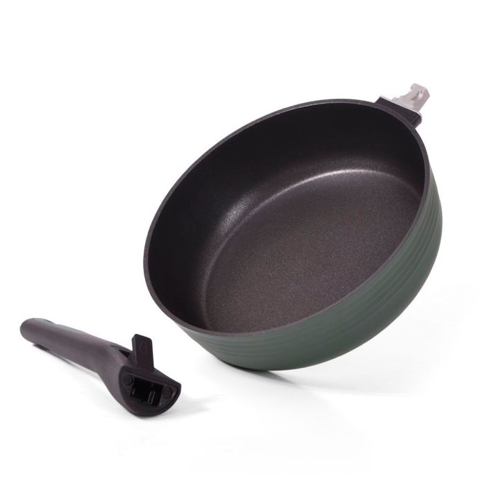 Fissman 14384 BRILLIANT deep fying pan with detachable handle 24x7.2cm