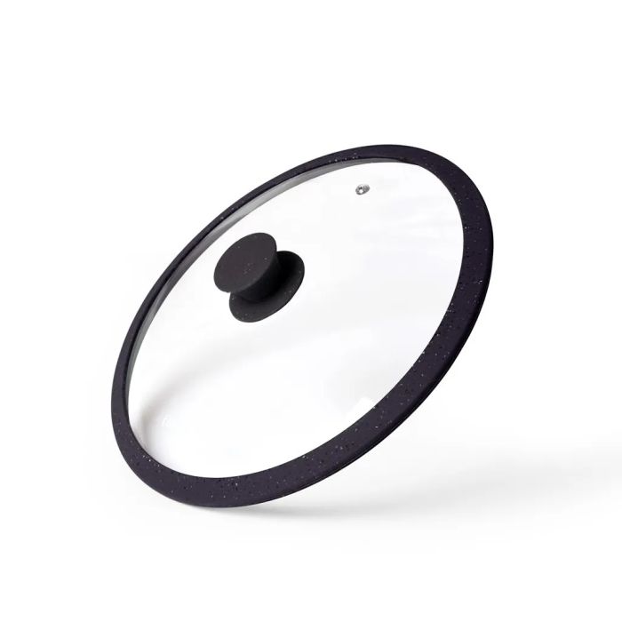 Fissman 9918 ARCADES silicon glass lid black 24cm