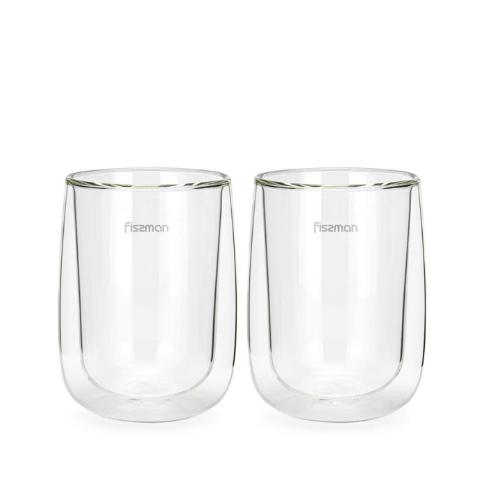 Fissman 6448 Double wall cup set 2pcs BONBON 350ml