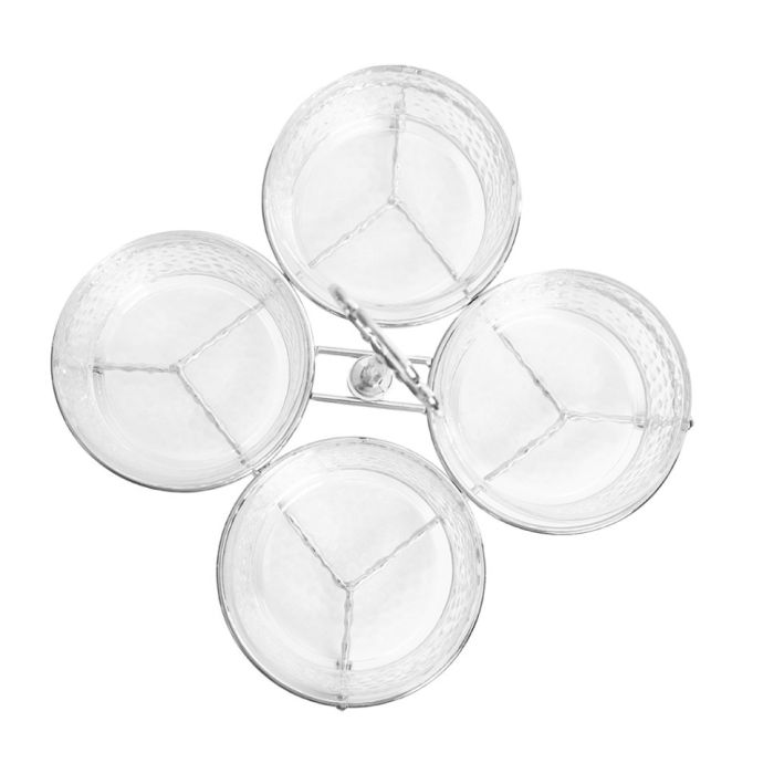 Fissman 16364 serving plate on a steal stand 22x22x7.5sm