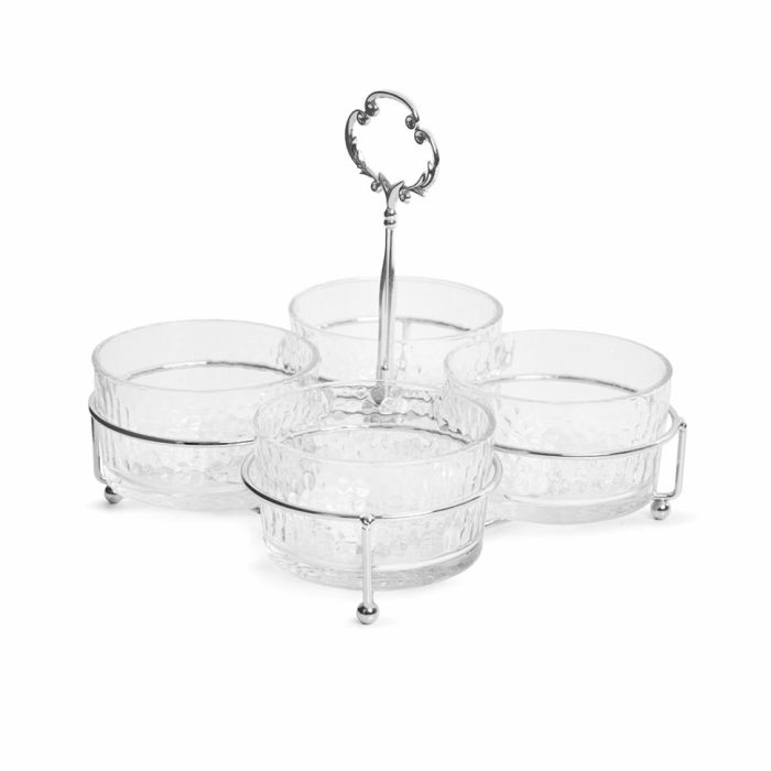 Fissman 16364 serving plate on a steal stand 22x22x7.5sm