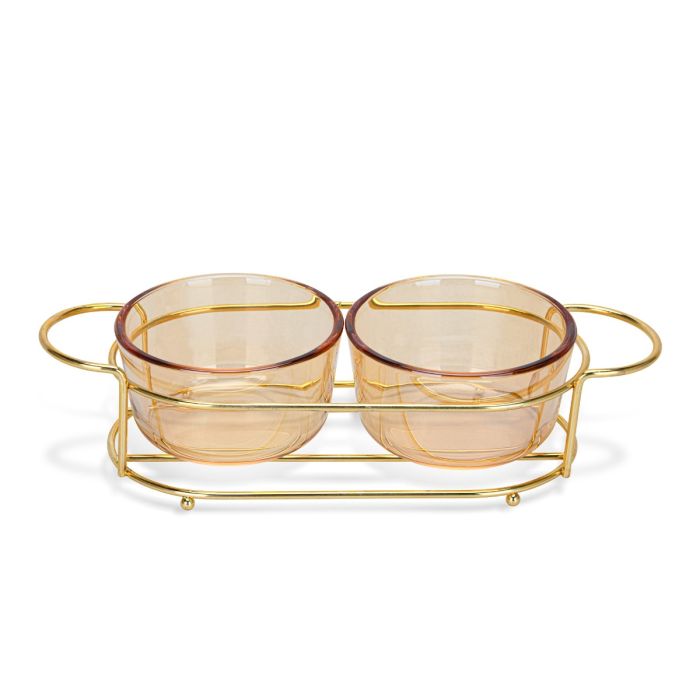 Fissman 16390 serving plate on a steal stand 26x10.5x6.2sm