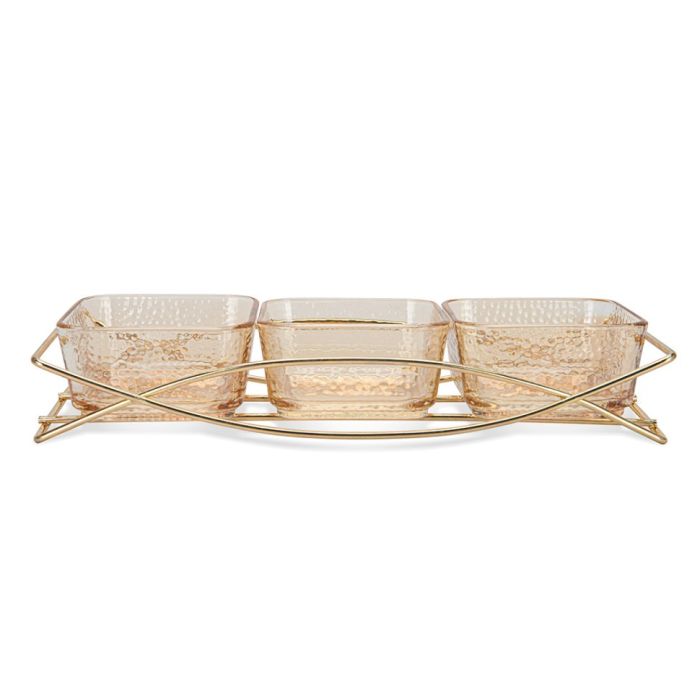 Fissman 16392 serving plate on a steal stand 32x11.5x5.3sm
