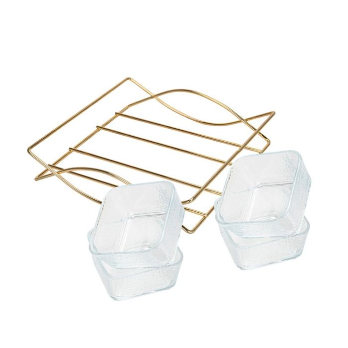 Fissman 16393 serving plate on a steal stand 22x21x5.3sm