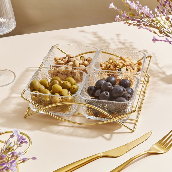 Fissman 16393 serving plate on a steal stand 22x21x5.3sm