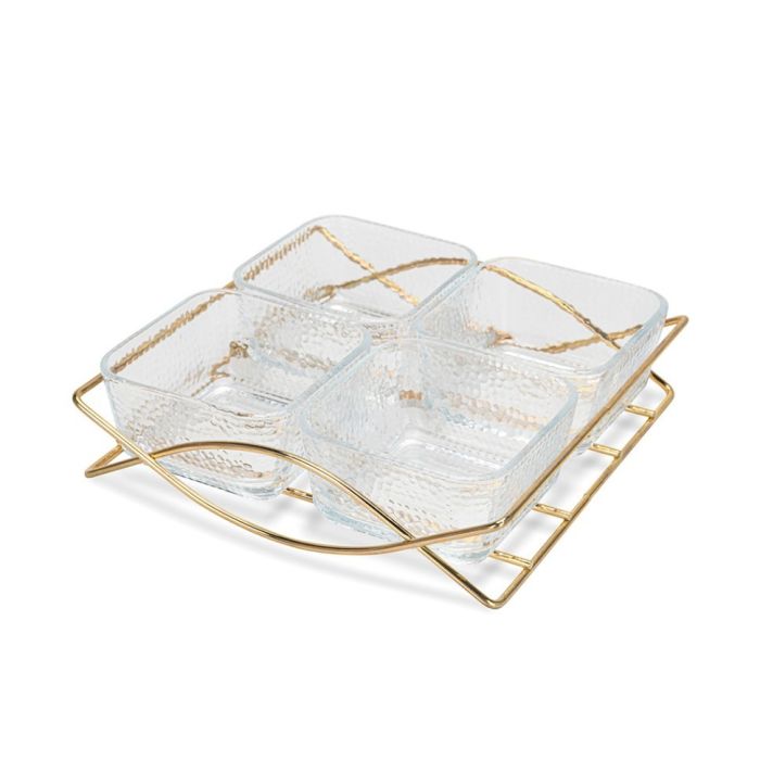 Fissman 16393 serving plate on a steal stand 22x21x5.3sm