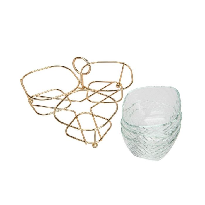 Fissman 16394 serving plate on a steal stand 22x22x13sm