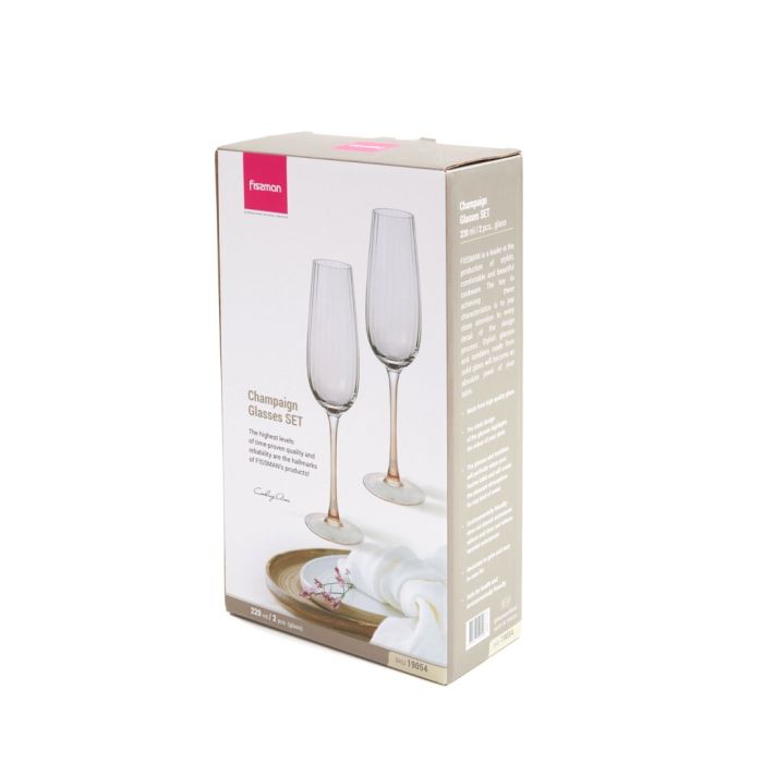Fissman 19054 champagne glass set 2х230ml