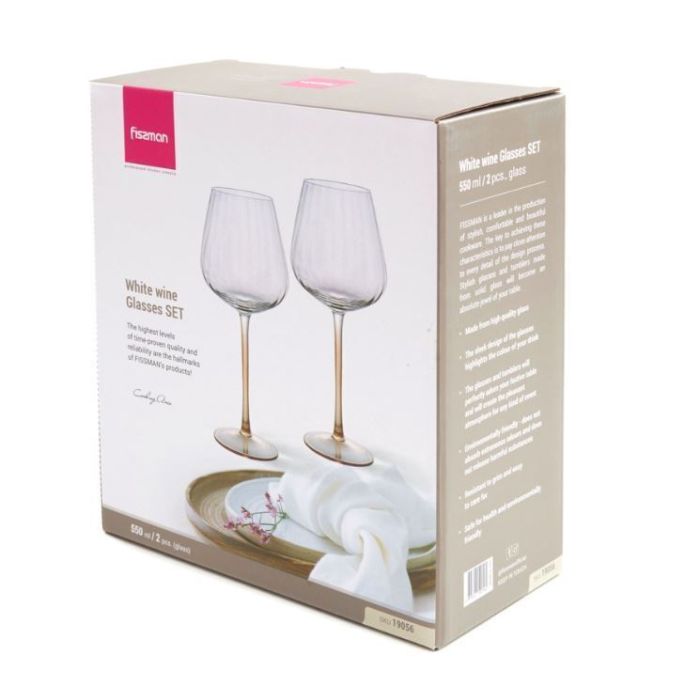 Fissman 19056 white wine glass set 2x330ml