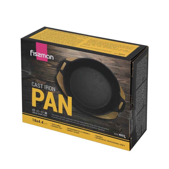 Fissman 4033 frying pan on board 18x4.4sm