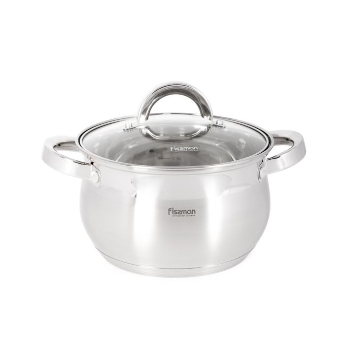 Fissman 5339 FELINA casserole with glass lid 16x10.5 sm/2.1l