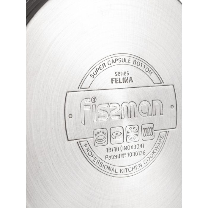Fissman 5339 FELINA casserole with glass lid 16x10.5 sm/2.1l