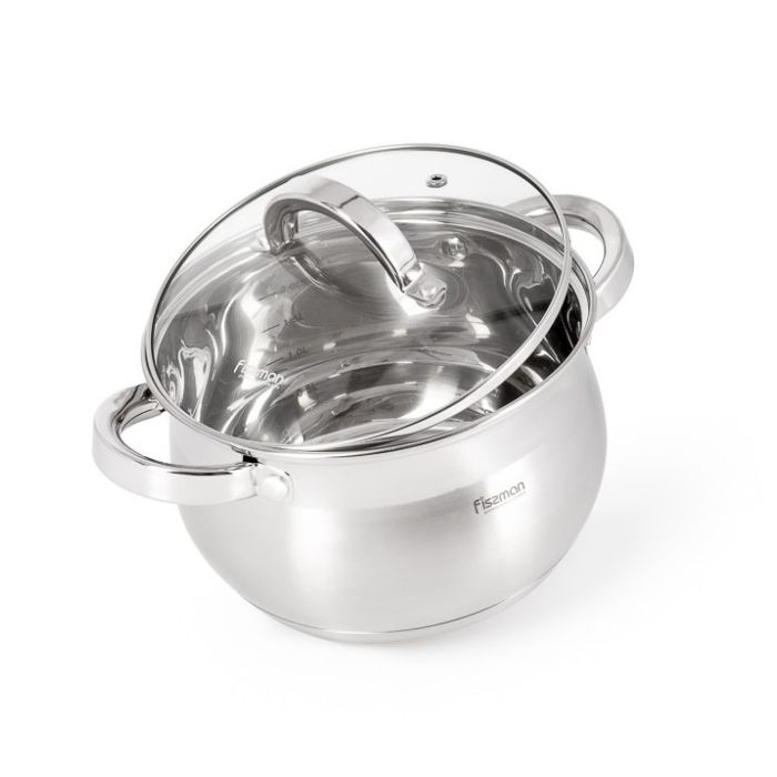 Fissman 5339 FELINA casserole with glass lid 16x10.5 sm/2.1l