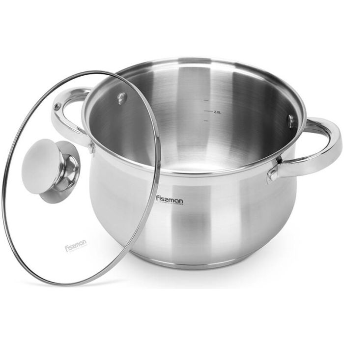 Fissman 5347 FELINA casserole with glass lid 20x12.5 sm/3.9l