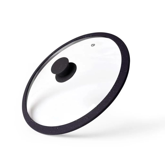 Fissman 9919 ARCADES silicon glass lid black 26cm