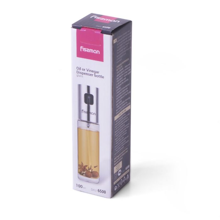 Fissman 6500 glass bottle for oil & vinegar 100ml