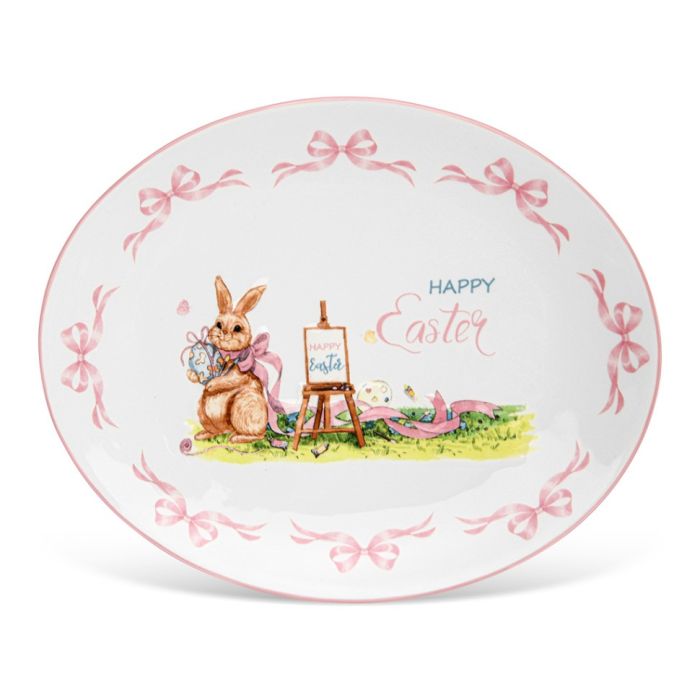 Fissman 0432 EASTER dolomite oval plate 30x24.5sm