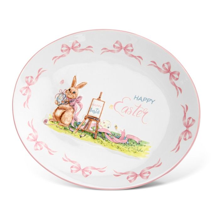 Fissman 0432 EASTER dolomite oval plate 30x24.5sm