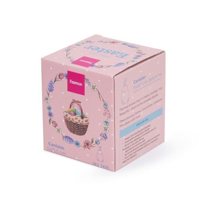 Fissman 0435 EASTER dolomite jar for sweets 11x15.5sm