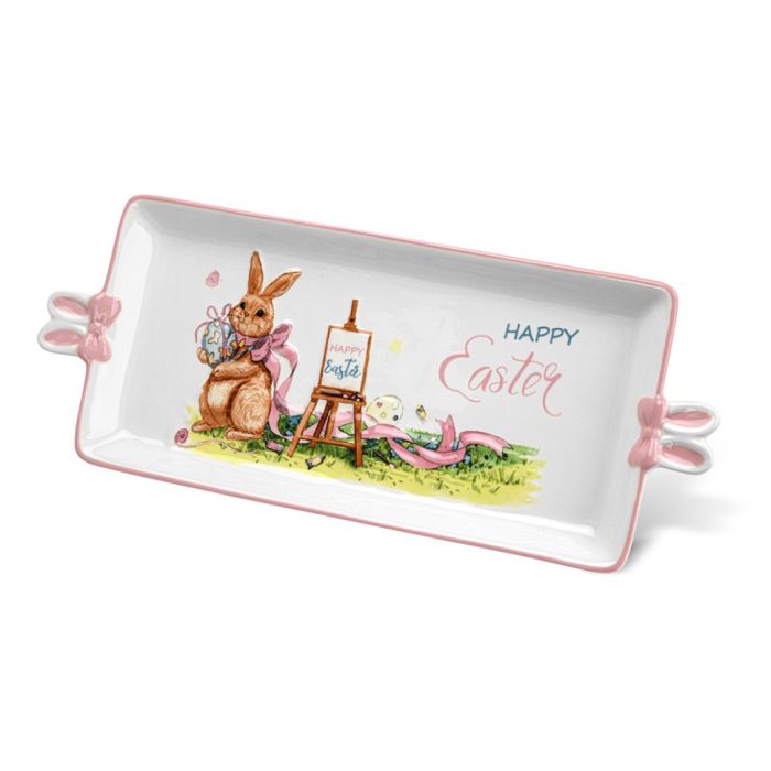 Fissman 0436 EASTER dolomite serving plate 35.5x14sm