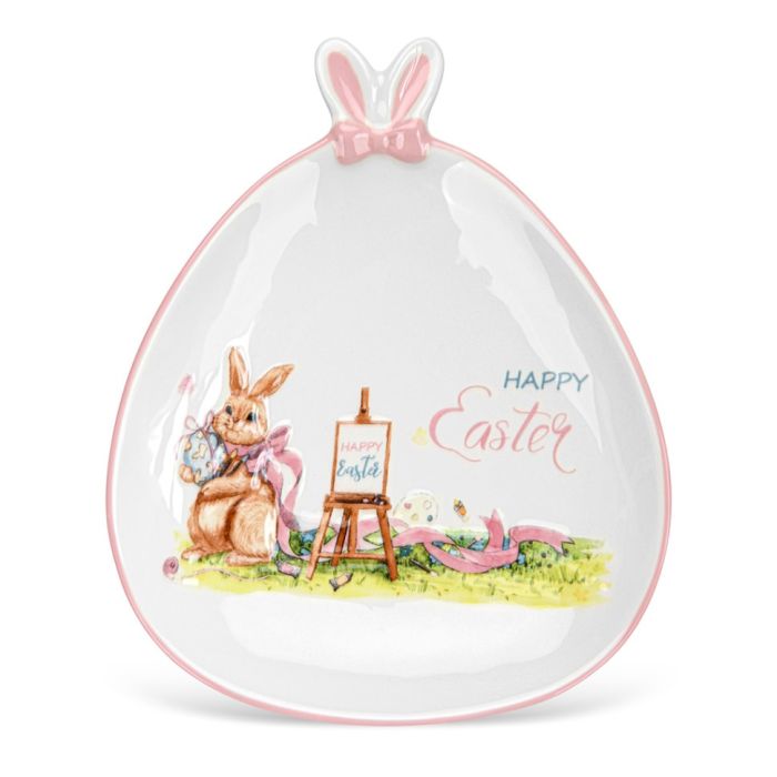 Fissman 0441 EASTER dolomite oval plate 22.5x18.5sm