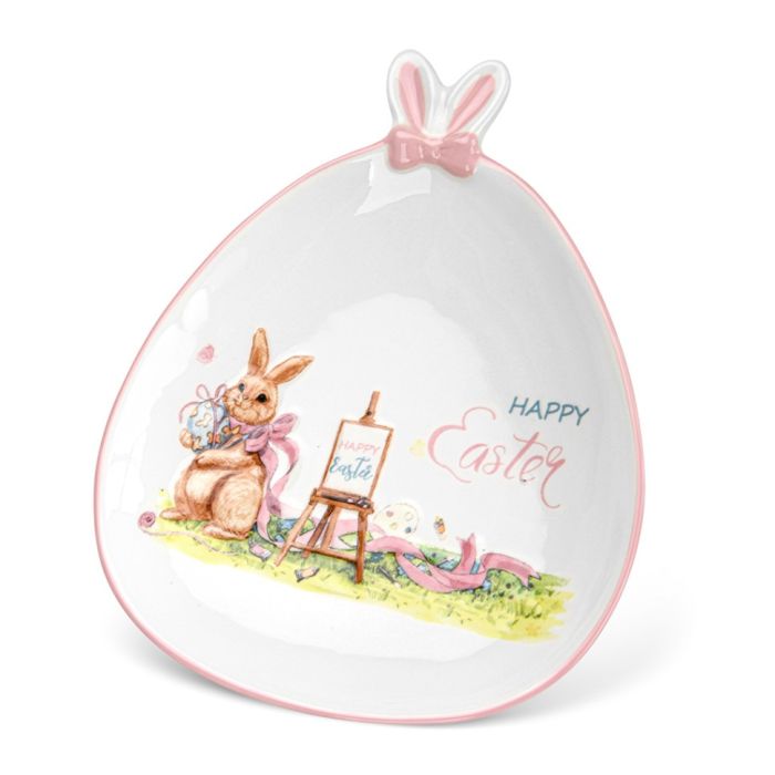 Fissman 0441 EASTER dolomite oval plate 22.5x18.5sm