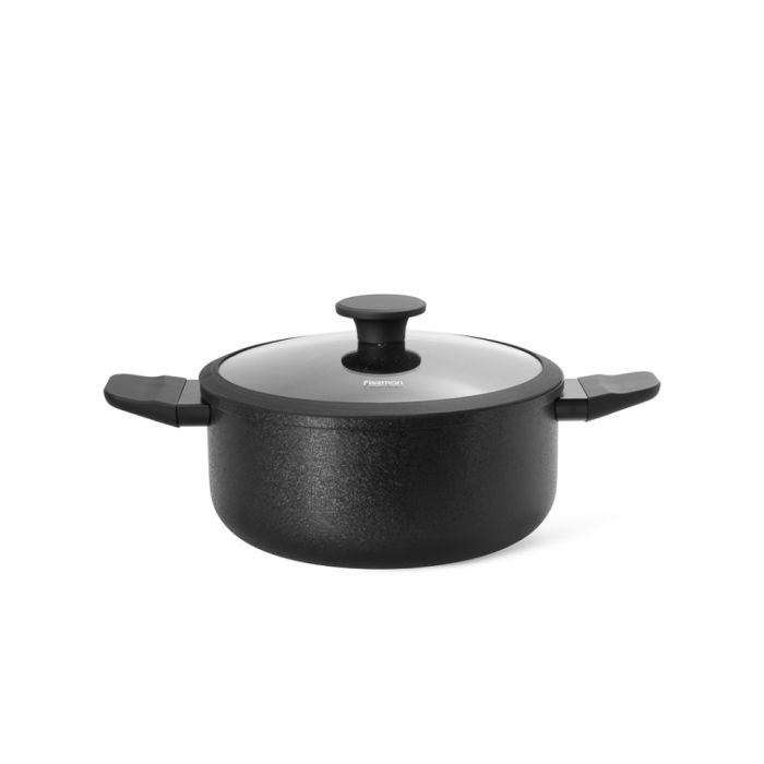 Fissman 14628 ADELINA casserole with glass lid 24sm 4.58l