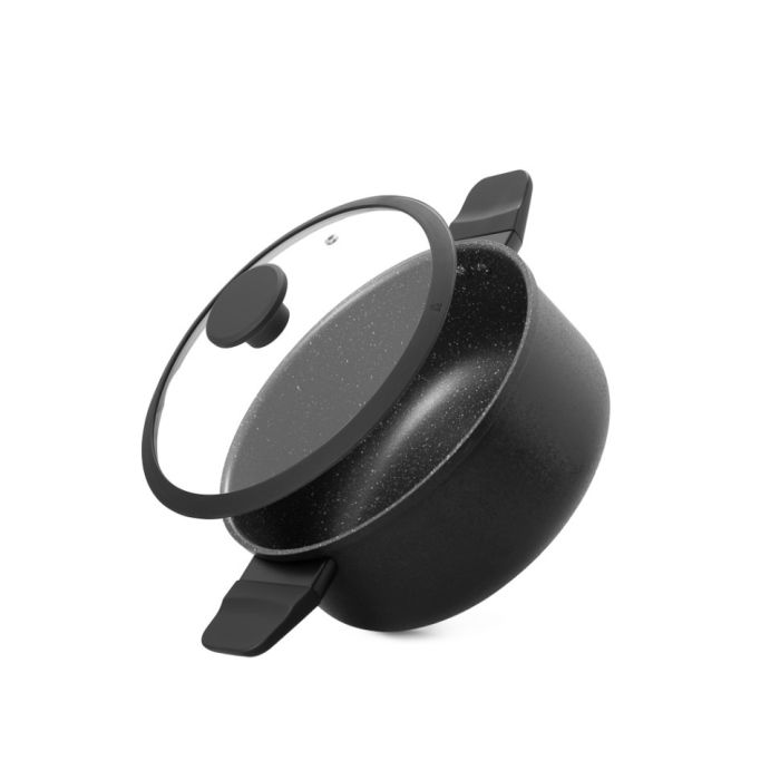 Fissman 14628 ADELINA casserole with glass lid 24sm 4.58l
