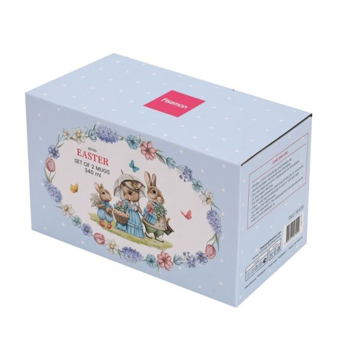 Fissman 16105 EASTER porcelain mug 2x340ml
