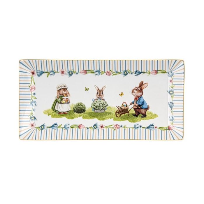 Fissman 16107 EASTER porcelain plate 30.5x15sm