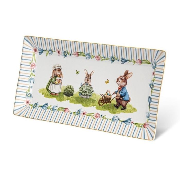 Fissman 16107 EASTER porcelain plate 30.5x15sm