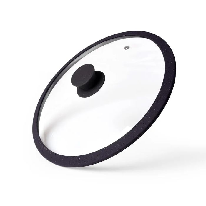 Fissman 9920 ARCADES silicon glass lid black 28cm