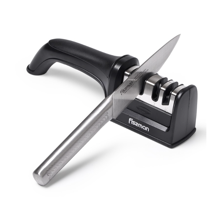Fissman 12954 knife sharpener 3-step sharpening