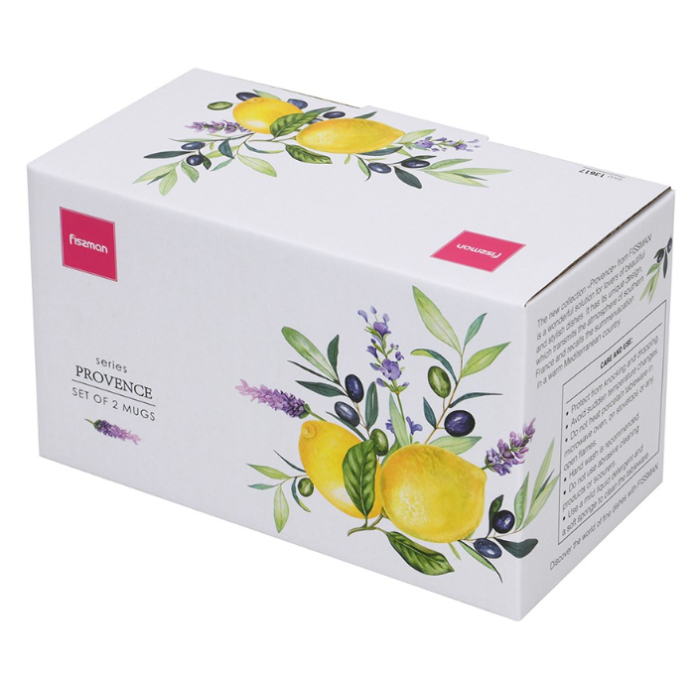 Fissman 13618 PROVENCE porcelain tea cup set 2x250ml