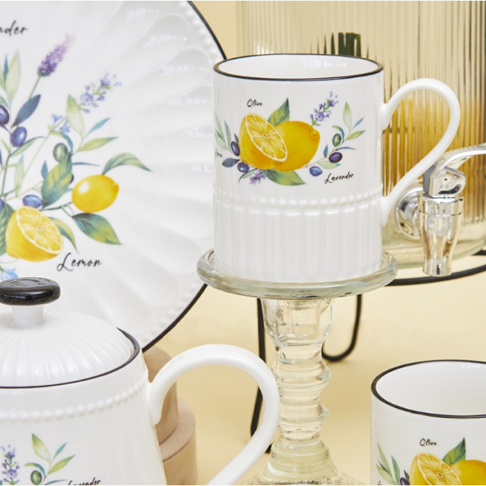 Fissman 13618 PROVENCE porcelain tea cup set 2x250ml