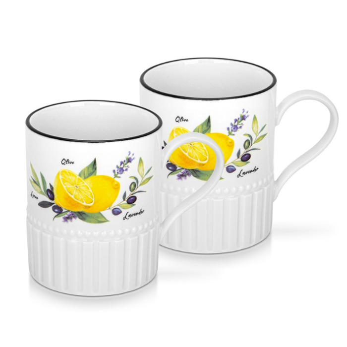 Fissman 13618 PROVENCE porcelain tea cup set 2x250ml