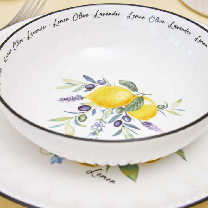 Fissman 13619 PROVENCE porcelain plate set 2x26cm