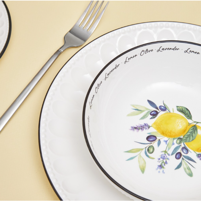 Fissman 13619 PROVENCE porcelain plate set 2x26cm