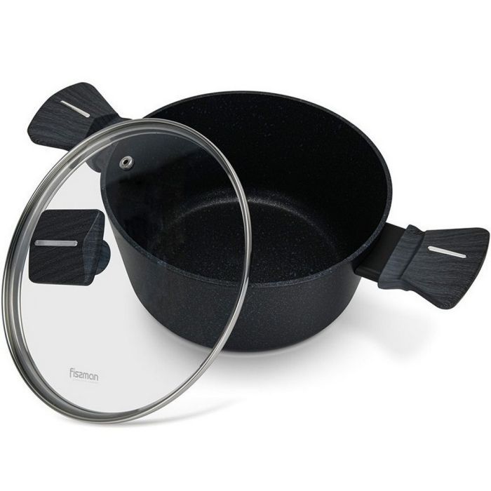 Fissman 14523 FERRO casserole with glass lid 20cm 2.67l