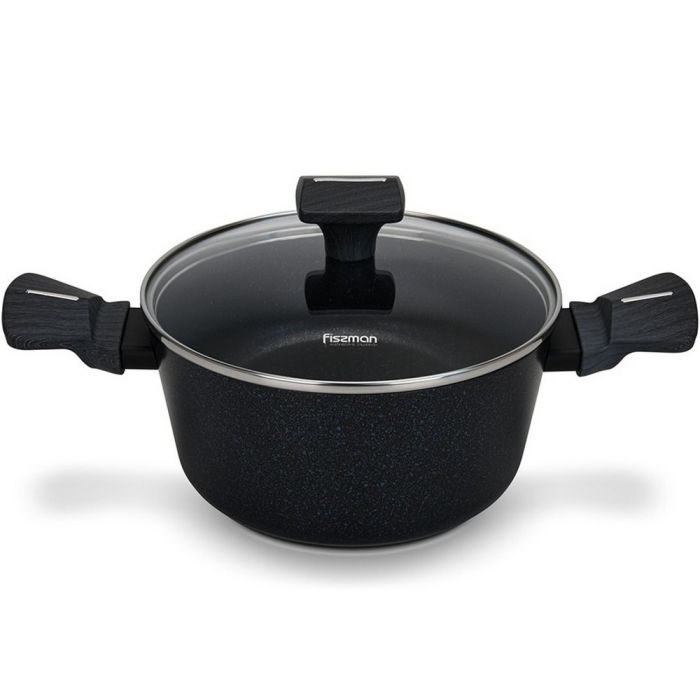Fissman 14523 FERRO casserole with glass lid 20cm 2.67l