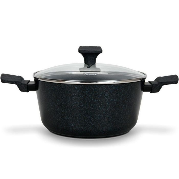 Fissman 14525 FERRO casserole with glass lid 24cm 4.43l