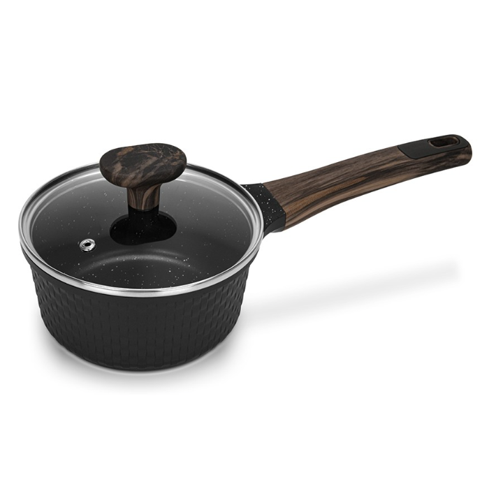 Fissman 14575 EVOLUTION induction saucepan with glass lid 16cm 1.3l