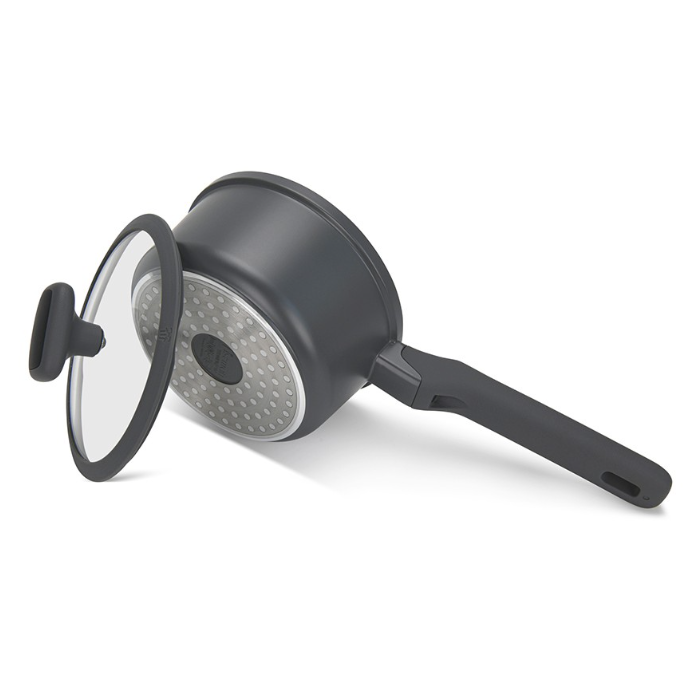 Fissman 14583 TITANIUM PRO induction saucepan with glass lid 16cm 1.4l