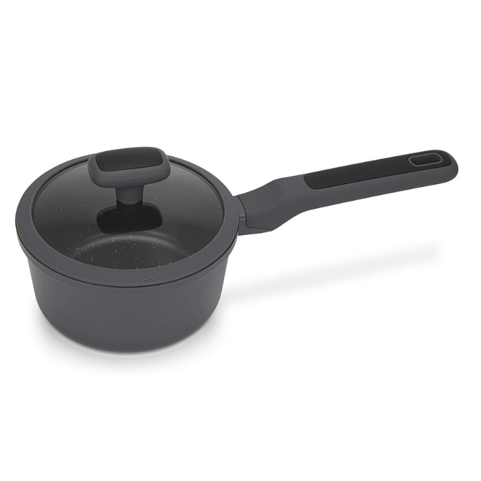 Fissman 14583 TITANIUM PRO induction saucepan with glass lid 16cm 1.4l